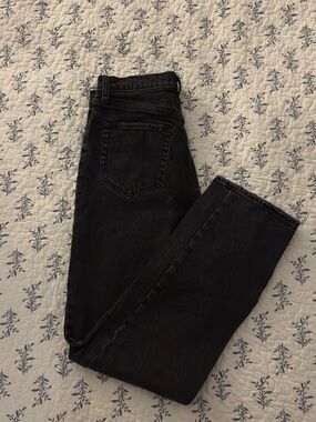 A&F the 90s straight ultra high rise